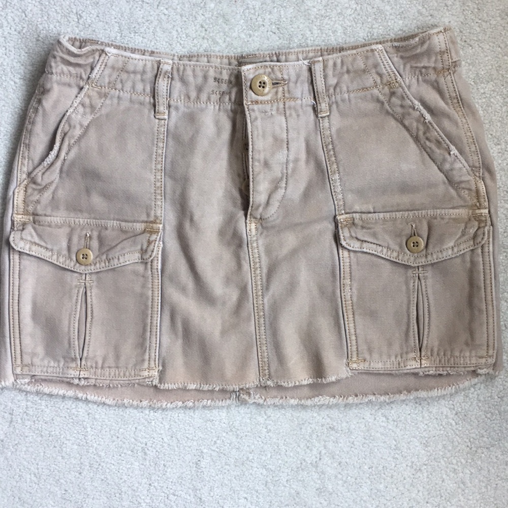 American eagle mini cargo skirt